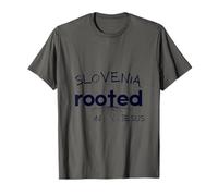 Slovenia Rooted in Jesus Christian Art T-Shirt