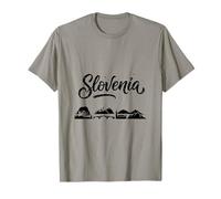 Slovenia Skyline Travel Vacation Outfits T-Shirt