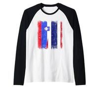 Slovenia Thailand Half Flag Slovenian Thai Roots Raglan Baseball Tee
