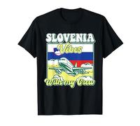 Slovenia Vibes With My Crew Travel Slovenia T-Shirt