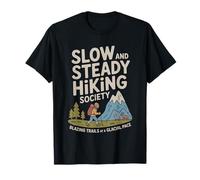 Slow and Steady Hiking Society Blazing Trails at a Glacial T-Shirt