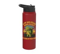 Slow and Steady Hiking Society Turtle Be There Hiker Stainless Steel Insulated Water Bottle