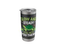 Slow and Steady Still Gets You There Turtle Stainless Steel Insulated Tumbler