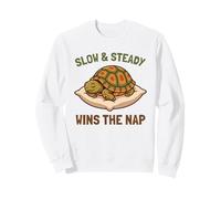 Slow And Steady Wins The Nap Funny Sleeping Box Turtle Lazy Sweatshirt