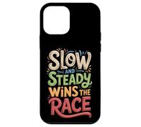 Slow and Steady Wins the Race Motivational Quote Case for iPhone 12 mini
