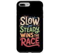Slow and Steady Wins the Race Motivational Quote Case for iPhone 7 Plus/8 Plus
