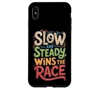 Slow and Steady Wins the Race Motivational Quote Case for iPhone XS Max