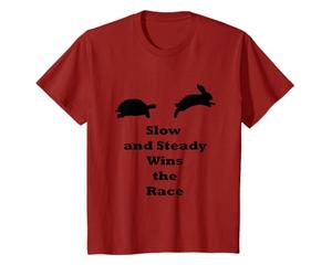 Slow and Steady Wins the Race Tortoise & Hare t shirt T-Shirt