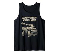 Slow and Steady Wins the War Turtle Tank Tank Top