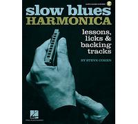 Slow Blues Harmonica Lessons, Licks & Backing Tracks. Book and Online Audio
