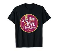 Slow Burn Love Valentine Romance Reader Trope T-Shirt