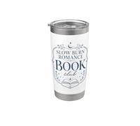 Slow Burn Romance Book Club Romance Reader Book Lover Stainless Steel Insulated Tumbler