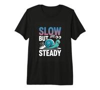 Slow But Steady Snail Motivation Running Premium T-Shirt