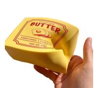 Slow Butter Toy - Super Soft Sticky Butter Stick Shape Stress Relief | Realistic Food Shape Anxiety Relief with Slow Return, Malleable Foaming Sensory Toy