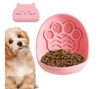 Slow Cat Feeder Silicone Suction Cup Wide Mouth