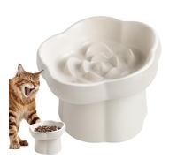 Slow Cat Licking, Interactive Raised Bowl for Pets - Slow Raised for Cats | Indoor Outdoor Home Travel Kitchen Living Room Camping Balcony Terrace Garden Patio Floor