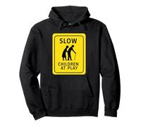 Slow Children At Play Sign Pullover Hoodie