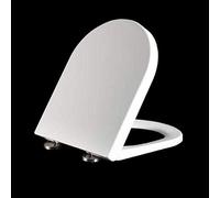 Slow-Close Antibacterial U-Type Toilet Seat Lid, Thickened Design, Quiet Operation, Easy to Clean, Old-Fashioned Style, Perfect for Home Bathrooms