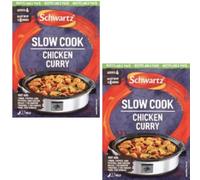 Slow Cook Chicken Curry Recipe Mix Twin Pack 2 x 33g - Rich & Aromatic Spice Blend for Tender Curry Dishes