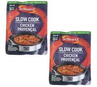 Slow Cook Chicken Provençal Herb Blend Twin Pack 2 x 35g - Slow Cooker Recipe Mix with garlic, rosemary, marjoram and thyme