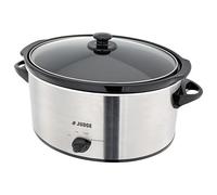 Slow Cooker by Judge - 5.5L, Black, Glass Lid, Cool Touch Handles, Easy Clean