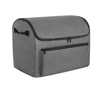 Slow Cooker Carrying Bag, Travel Slow Cooker Tote, Waterproof Storage Case with Accessory Pocket, Portable Organizer for Camping Picnic Beach Outdoor Use, Sturdy Polyester Gray