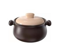 Slow Cooker, Ceramic Casserole with Lid, Versatile Pot for Soup, Stew, and Rice, 1.8L Capacity