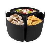 Slow Cooker Divider - 3-Compartment Triple Slow Cooker Divider, Durable Dishwasher Safee Pot Insert | Flexible Oven-Safe Cooking Partition Separator For Family Dinner Party Gathering Cuisine
