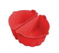 Slow Cooker Divider Insert,1 Pair Kitchen Cooking Gadget,Reusable Silicone Slow Cook Pot Divider - for Vegetable Soup Chicken Fish Shrimp Potato Tomato Family Gathering