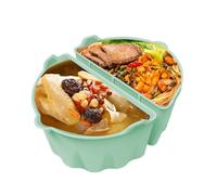 Slow Cooker Divider Liner - Fit 6-8 QT Cookware Oval Shape,Reusable Silicone Slow Cook Pot Divider,for Meat Soup Chicken Fish Shrimp Potato Tomato Family Gathering