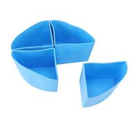 Slow Cooker Divider Liner Reusable Silicone Leakproof Cooking Liner Set for 6 Quart Pot Dishwasher Safe Multi Meal Cooking Accessories (Blue)