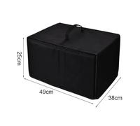 Slow Cooker Dust Cover 49x38x25cm Fits 8.5-Quart Models Black 600D Nylon | Keeps your slow cooker free from dust and debris when not in use, helping to extend its lifespan.