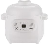 Slow Cooker, Electric Stew Pot, 1L Ceramic Liner, 6 Cooking Modes, 24H Timer, Mini Multifunctional Cooker for Stew, Ramen, Pasta, Soup, Porridge