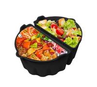 Slow Cooker Liners, 1 Pair of Reusable Silicone Slow Cooker Dividers, Dishwasher Safe Cookware, Ideal for Cooking Potato, Shrimp, Fish, and Other Meal Preparations