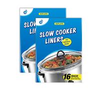 Slow Cooker Liners Small Size Pot Liners Disposable Cooking Bags Fit 1QT to 3QT Suitable for Slow Cooker and Oval & Round Pot (32)