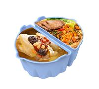 Slow Cooker Separator - Oval Shape Dishwasher Resistant - Reusable Silicone Liner for Slow Cooker - for Soup Chicken Fish Shrimp Potatoes Family Gathering