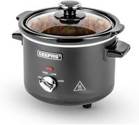 Slow Cooker Tempered Glass Lid Removable Ceramic Non Stick Bowl Chalkboard New