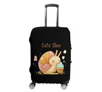 Slow Cute Snail Funny Suitcases Cover Travel Accessories Washable Suitcase Protector Fits 19-32 Inch XL