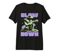 Slow Down Frog Playing Guitar Relax & Enjoy Your Life Premium T-Shirt