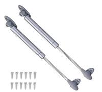 Slow Down Lift Stay Support, Pack of 2 Hydraulic Support Hinges Silver 20N-150N for Cabinet Lid(60N)