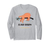 Slow Down Sloth Chill Vibes Long Sleeve T-Shirt