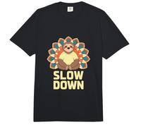 Slow Down Sloth Mandala Mindful Art Comfort Colors Adult Heavyweight T-Shirt