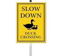 Slow Down Turtle Crossing Yard Sign 8X12 IN