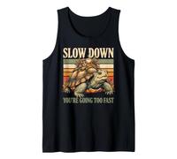 Slow Down You're Going Too Fast Tortoise Tank Top