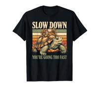 Slow Down You're Going Too Fast Tortoise Value Graphic T-Shirt
