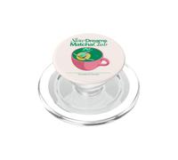 Slow Dreams Matcha Club Aesthetic Retro Green Tea Lover PopSockets PopGrip for MagSafe