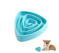 Slow Eat Dog Bowl - Triangular Anti-Choking Pet Bowl | Non-Slip Slow Food Bowl, Water Drinking Bowl for Small, Medium and Large Breeds