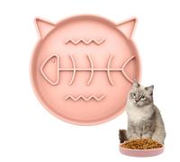 Slow Eater Cat Food Bowl, Interactive Ergonomic Non-Slip Bowl, Anti-Sling Pet Bowl, for Indoor and Outdoor Use, Feeding, Digestion, Clean Floor, Puppies and Kittens