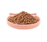 Slow Eater Cat Food Bowl, Non-Slip Solution-Oriented Dog Bowl for Puppies, Puzzle Feeder for Cats, for Clean Floors, Puppies & Kittens, Dry & Wet Food, Indoor and Outdoor Use