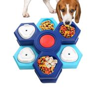 Slow Eater Dog Toy - Multi-Layer Rotating Suction Cup for Pets 18.5 x 4 cm | Slow Eater Puppy Toy, Slow Feed Feeding Bowls, Indoor Dorm Zuha